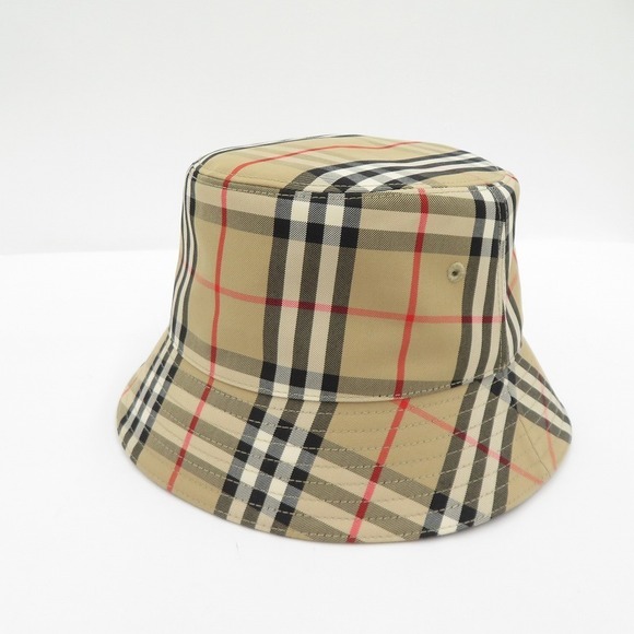 Burberry Panel Bucket Hat Check Beige - Picture 1 of 11